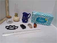 Tissues NIB Oil Lamp Knuckle Buster & More
