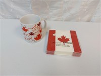 Canada Mug and 20 Canada Napkins