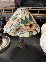 Antique Stain Glass Lamp.