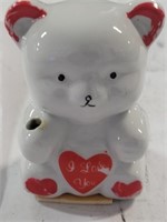 Valentines Teddy Bear Figurine