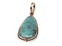 Turquoise Sterling Silver Pendant