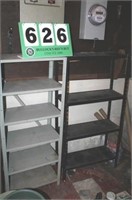 2 Metal Storage Shelves