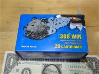 308 Win 140gr SP 20rnds NEW Silver Bear