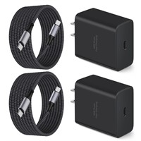 NEW $33 2PK Type C Fast Charging Kits 10FT