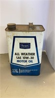 Sears oil can