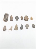 Group Of 12 Arrow Heads