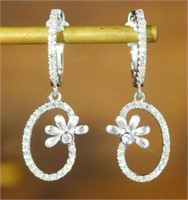 Natural Diamond 18Kt Gold Earrings