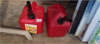 (2) GAS CANS FULL