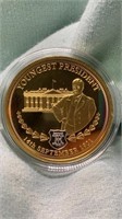 Youngest President Gold coin
