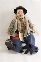 Emmet Kelley clown doll