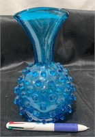 Vintage Hobnail/ Raindrop Bulb Vase