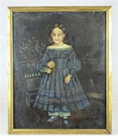 Painting: Portrait of a Little Girl