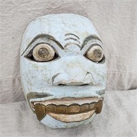 Antique/vintage Asian carved wood mask