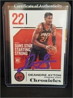 2018 to 2019 Panini Chronicles basketball signed