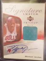 2006 Upper Deck signature Swatch trilogy Michael