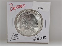 1oz .999 Silver Buffalo Round