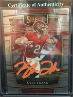 2021 Panini select football signed Kyle Trask