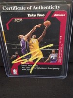 NBA Showdown sports card game signed with COA