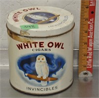 Vintage White Owl cigars tin