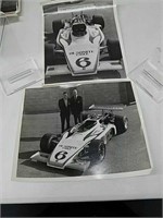 Two Bobby Unser's 1972 Indy 500 car Vintage 8 x