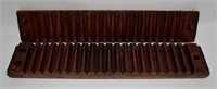 Antique Wood Cigar Mould / Press 22"l x 4"w