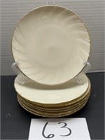 (7) Lenox Laurent Saucers - Made in the USA