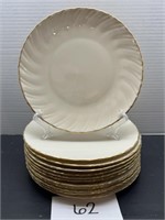 (12) Lenox Laurent Dinner Plates - Made in the USA