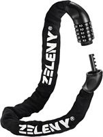 ZELENY Bike Chain Lock, Bike Locks Heavy