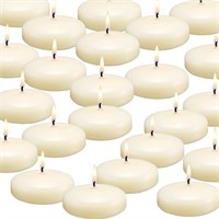 36 Pack Floating Candles  3 Ivory for Parties