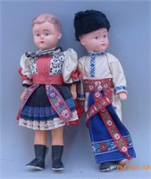 Boy & Girl Czech? Dolls in Regional Costumes