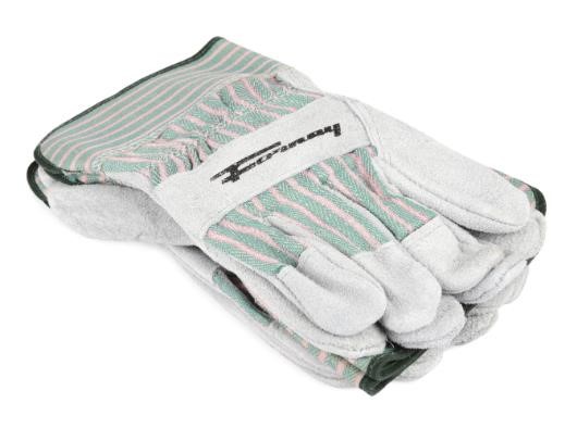 Forney Leather Palm Work Gloves ,X Large, 3 Pack