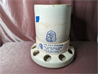 UHL Pottery Co. Chicken Waterer / Feeder with Base