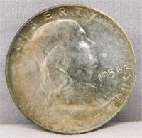 1954 Franklin Silver Half Dollar.