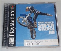 Jeremy Mcgrath Super Cross 98 PS1 Case & Manual