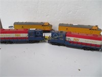 Four HO Dummy Locomotives