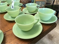 Jade-ite (4 Pc) Cup & Saucer Set
