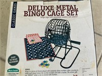 DELUXE METAL BINGO CAGE SET