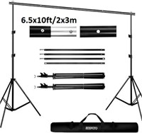 ULN-Backdrop Stand Kit, BDDFOTO 6.5x10ft/2x3m Phot