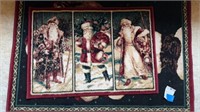 CHRISTMAS RUG 56" X 39", 39" X 27"