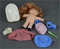 Bag of Cabbage Patch Doll and Accessories