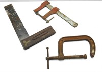 Vintage Tools: Square & Clamps