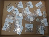 flat of uncirculated and proofs