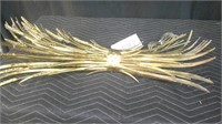 GOLD LEAFED WALL SCONCE - LIGHTS UP