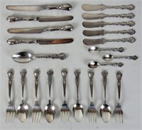 ASSORTED ANTIQUE STERLING SILVERWARE