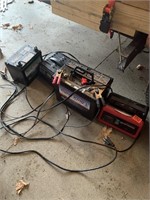 (2) battery chargers and batteries
