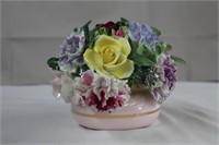 China floral by Adderley, slight imperfections,