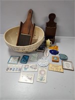 Magnets, Stoneware Bowl, and More
