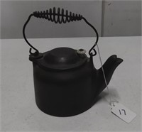 Vintage Wagner Ware B Cast Iron Teapot 4"