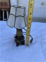 Small brass lamp