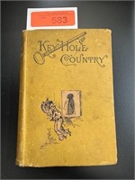 ANTIQUE KEY HOLE COUNTRY BOOK 1886 1ST EDITION